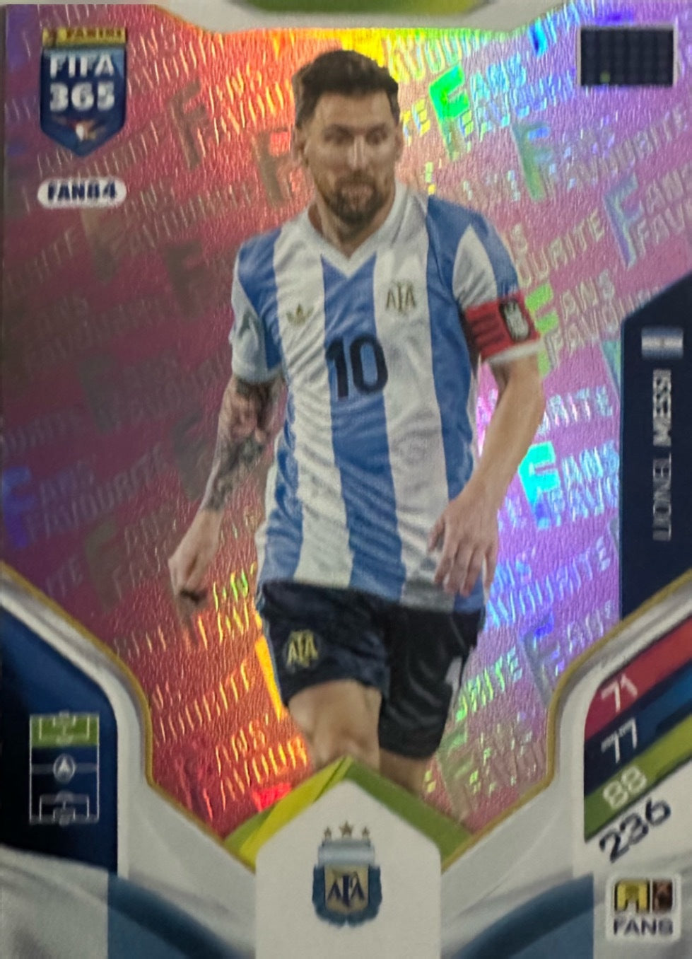 Panini Adrenalyn XL FIFA 365 2026 - Card Parallel Pink a scelta