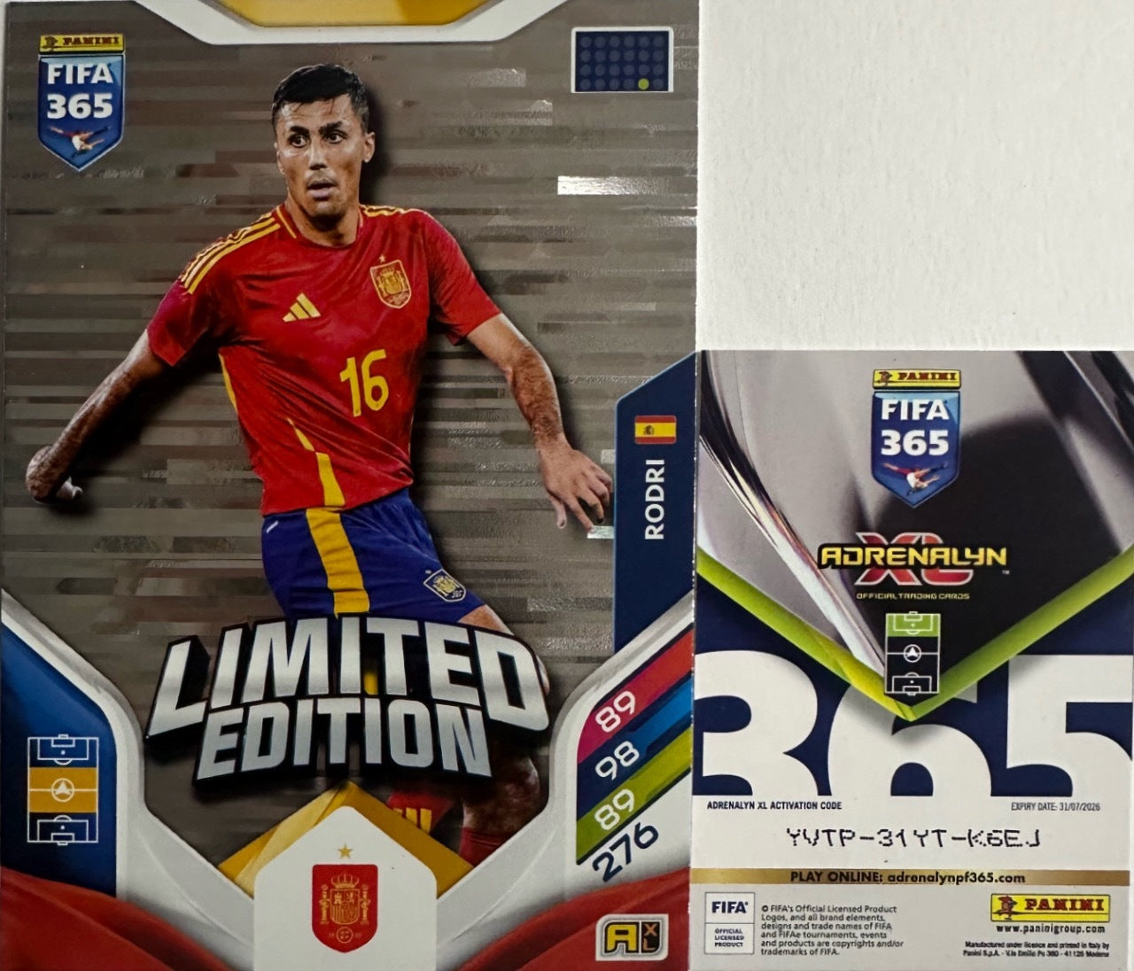 Panini Adrenalyn XL FIFA 365 2026 - Limited Momentum Premium Gold XXL a scelta