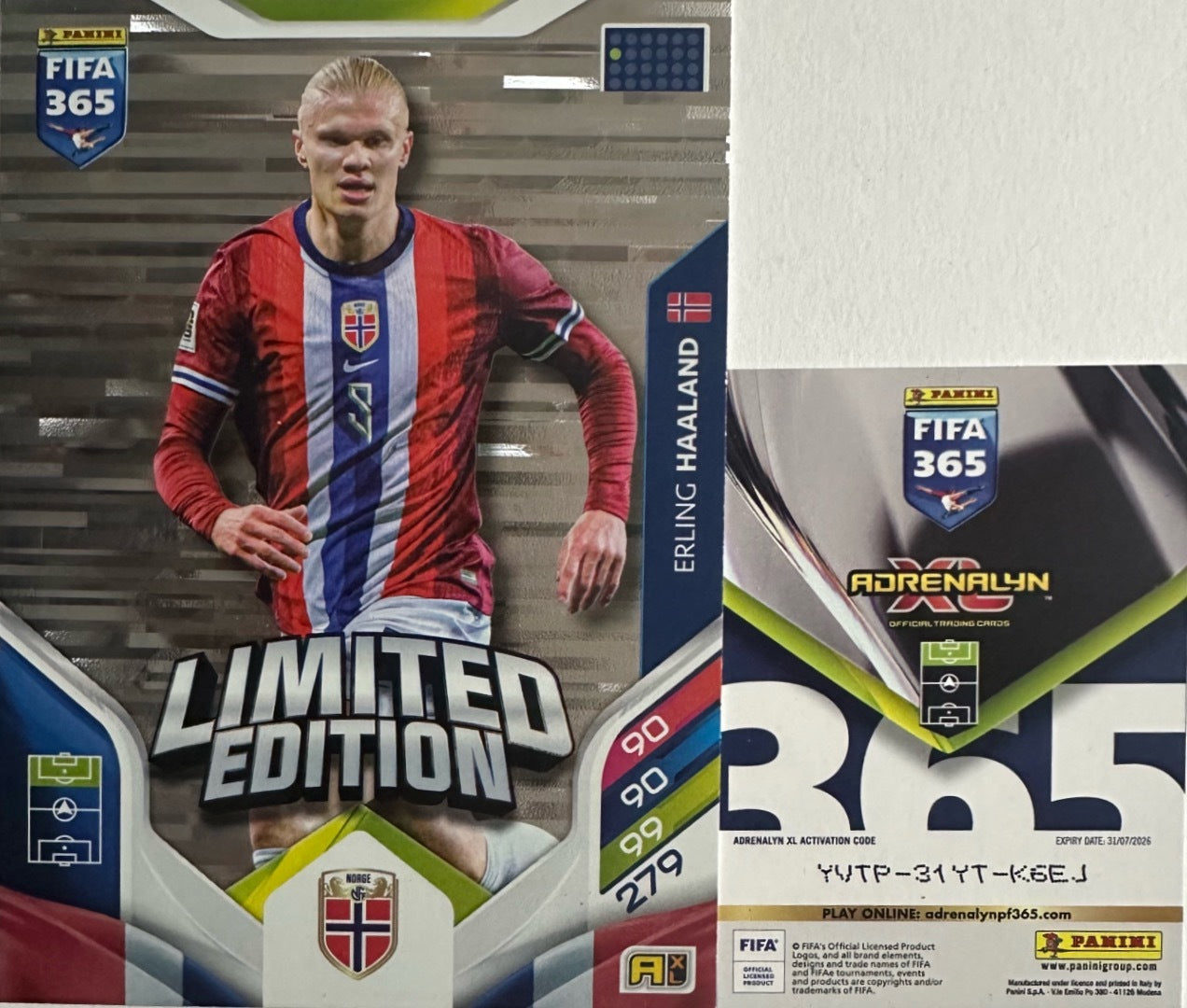 Panini Adrenalyn XL FIFA 365 2026 - Limited Momentum Premium Gold XXL a scelta