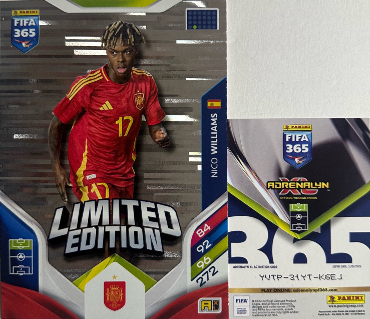 Panini Adrenalyn XL FIFA 365 2026 - Limited Momentum Premium Gold XXL a scelta