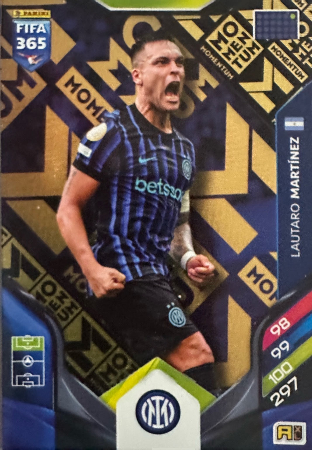 Panini Adrenalyn XL FIFA 365 2026 - Limited Momentum Premium Gold XXL a scelta