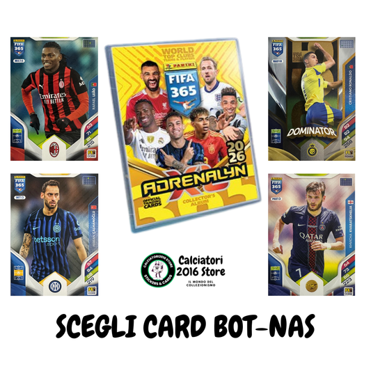 Panini Adrenalyn XL FIFA 365 2026 - Card Base Titan a scelta BOT-NAS