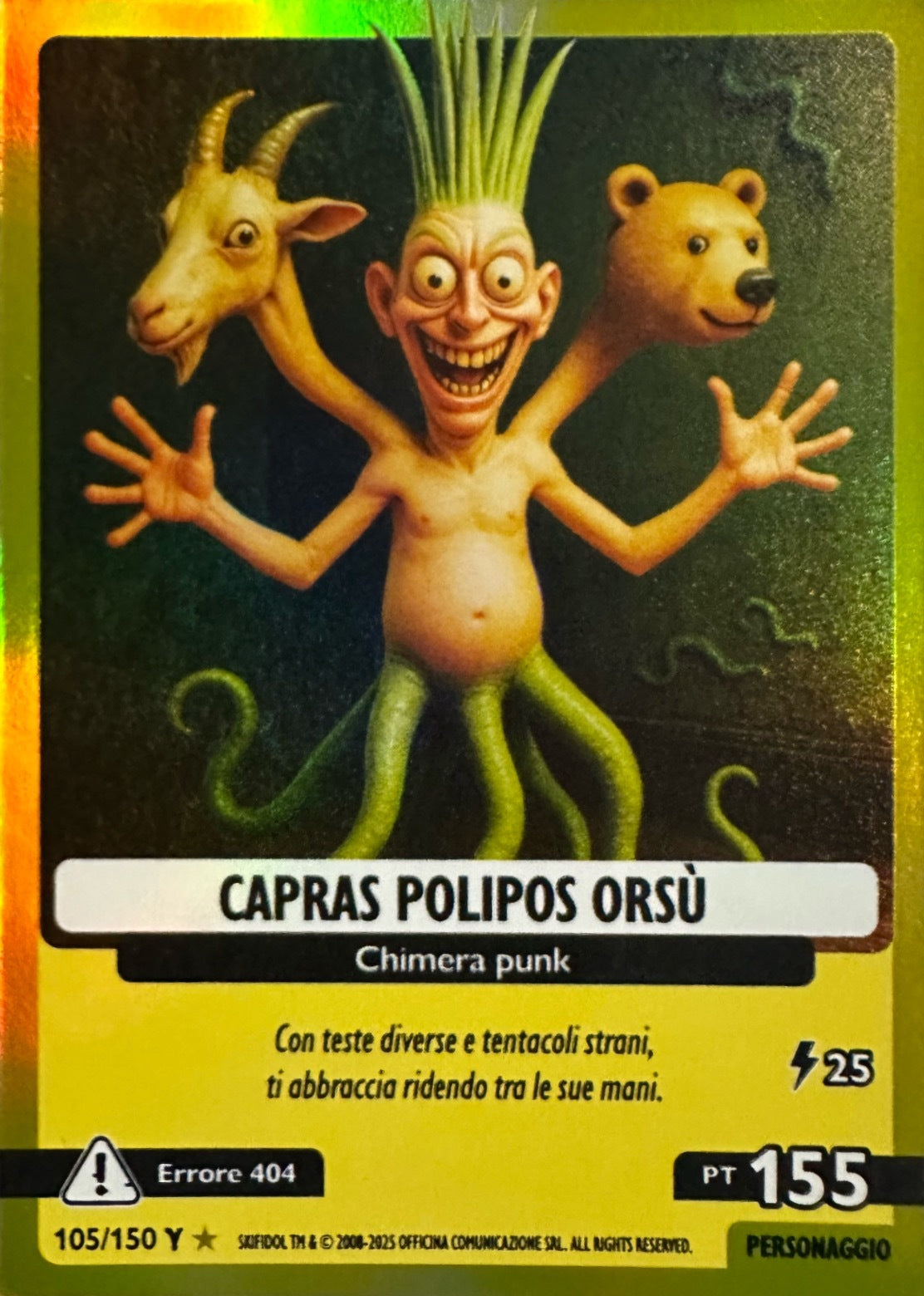 Skifidol Italian Brainrot Anomalia Galattica Serie Gamma - Card a scelta 1-150