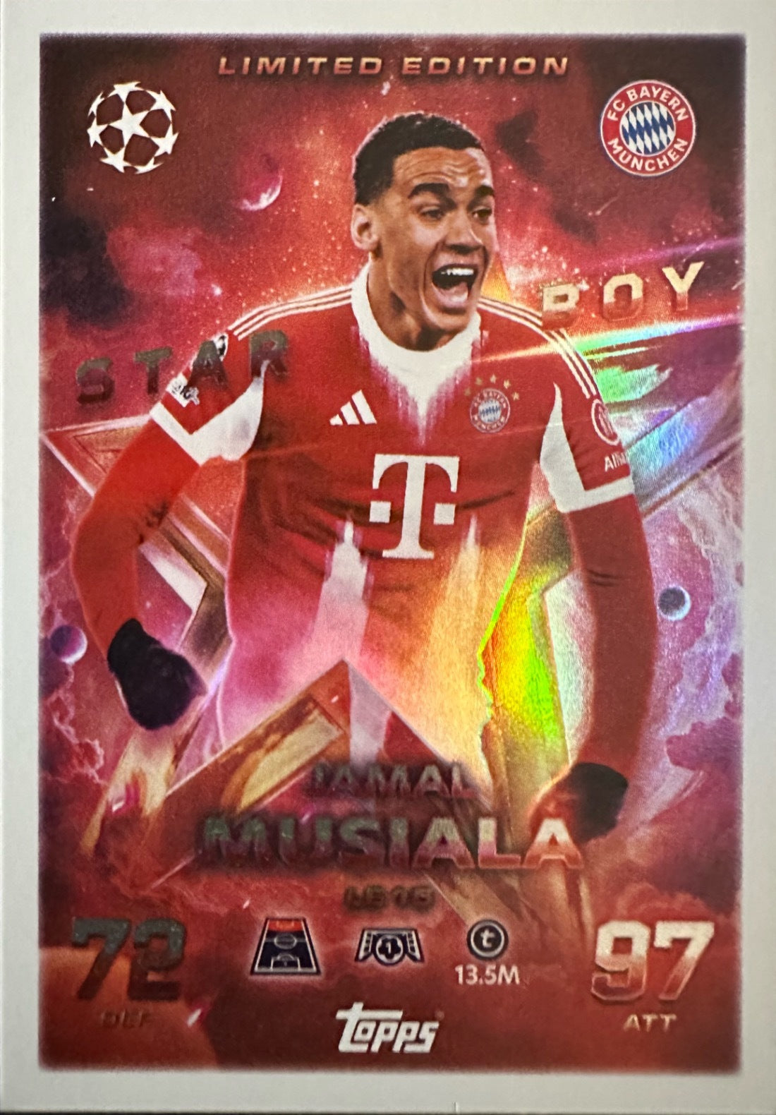 Topps Match Attax 2025/26 UCL Champions League - Scegli Chrome Black Limited