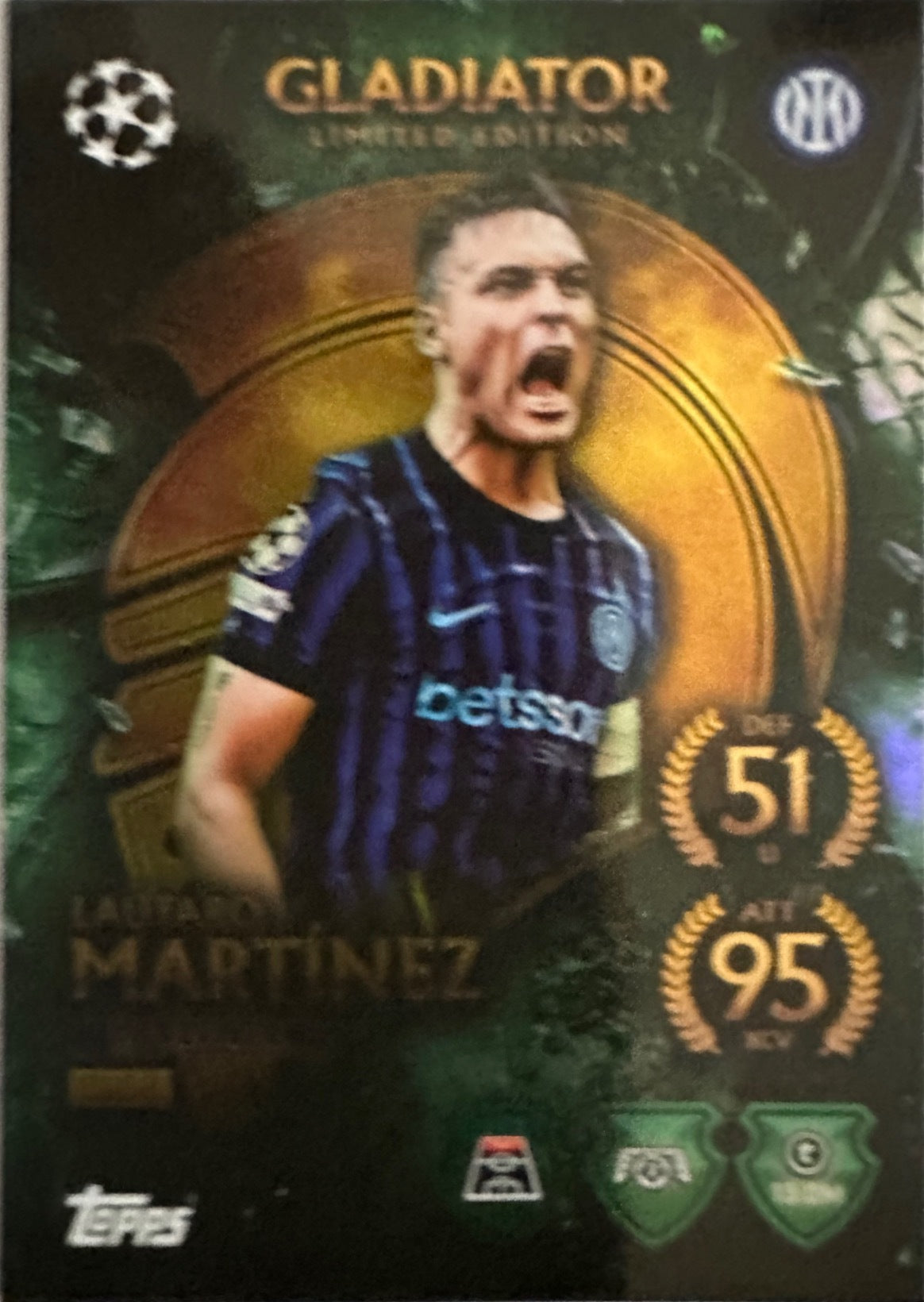 Topps Match Attax 2025/26 UCL Champions League - Scegli Chrome Black Limited