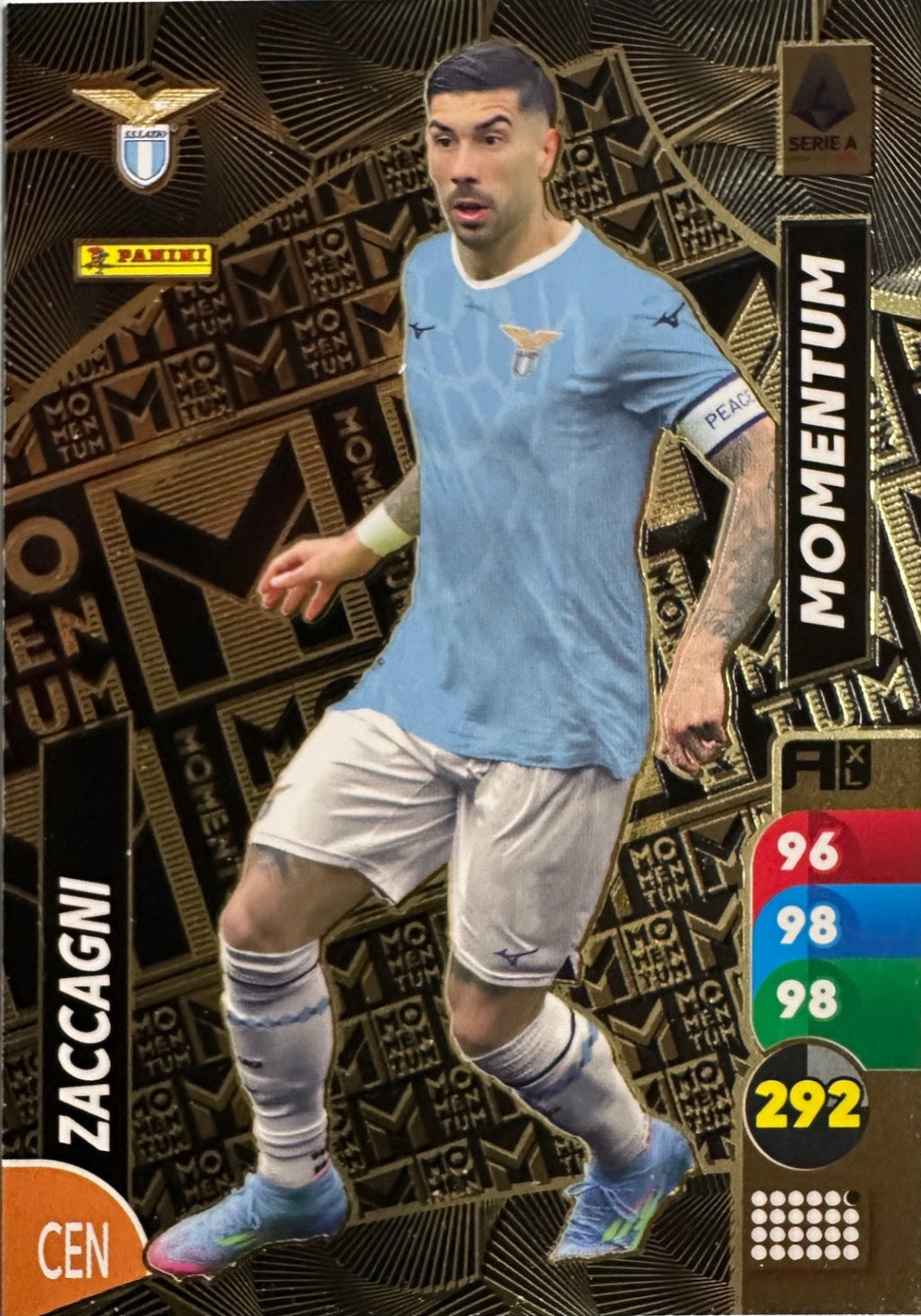 Panini Calciatori Adrenalyn XL 2025-26 card Momentum Extra Gold Mitici Invincibile a scelta