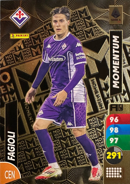 Panini Calciatori Adrenalyn XL 2025-26 card Momentum Extra Gold Mitici Invincibile a scelta