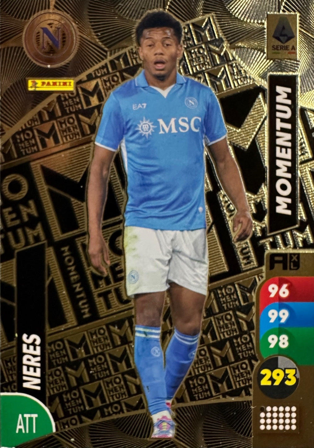 Panini Calciatori Adrenalyn XL 2025-26 card Momentum Extra Gold Mitici Invincibile a scelta