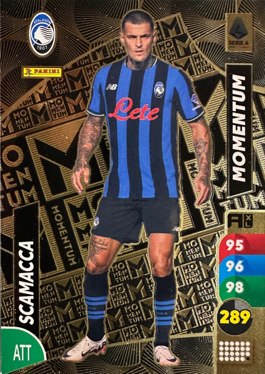 Panini Calciatori Adrenalyn XL 2025-26 card Momentum Extra Gold Mitici Invincibile a scelta