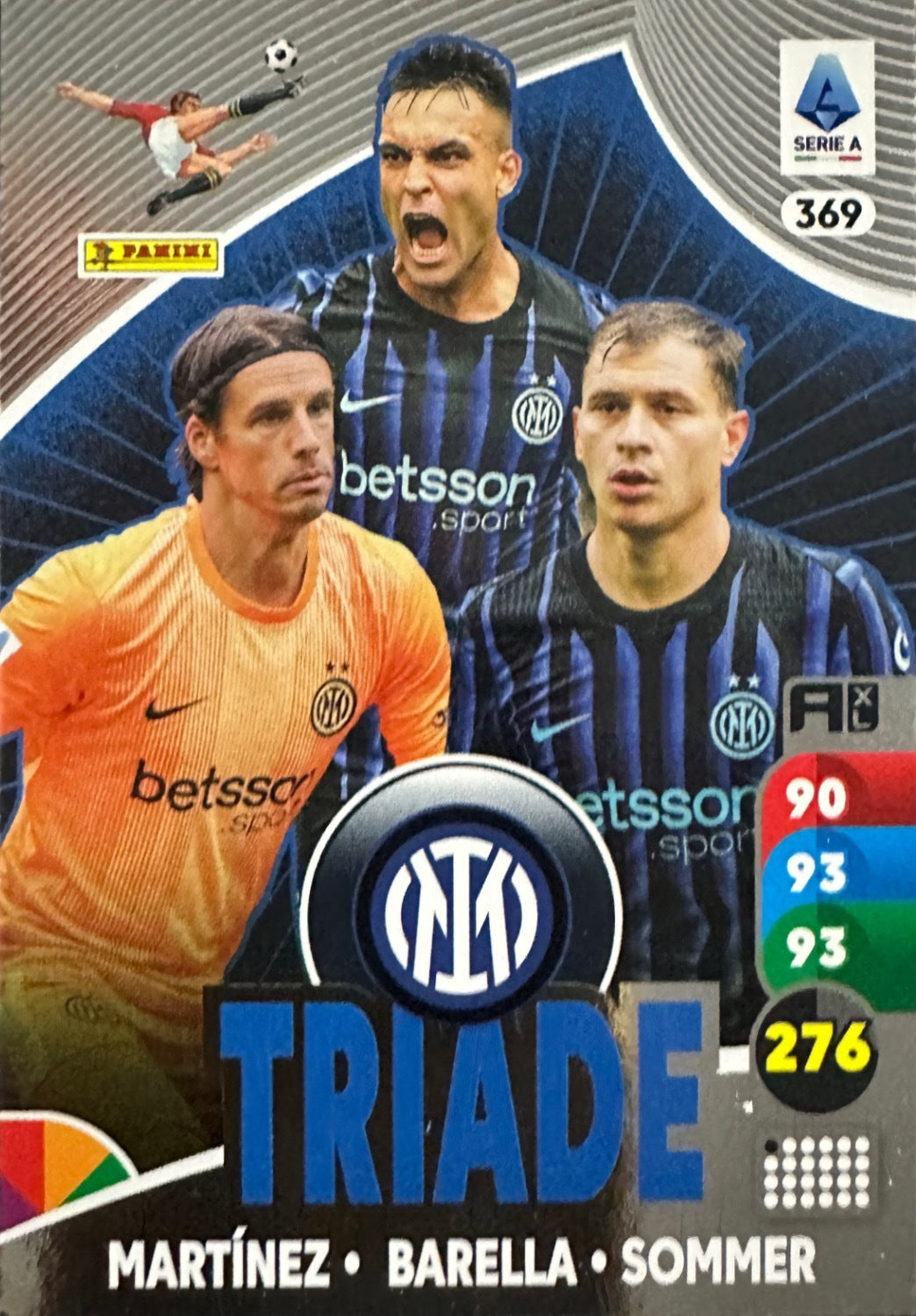 Panini Calciatori Adrenalyn XL 2025-26 card triade/diamante a scelta N. 301-400