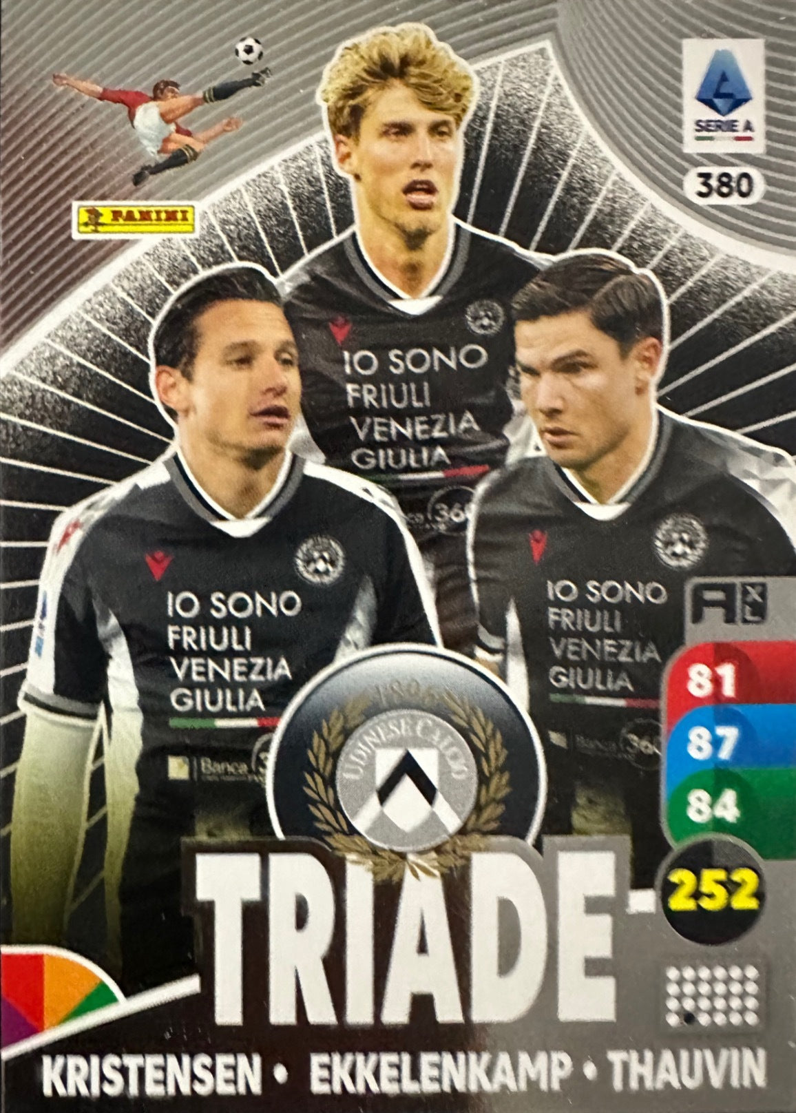 Panini Calciatori Adrenalyn XL 2025-26 card triade/diamante a scelta N. 301-400