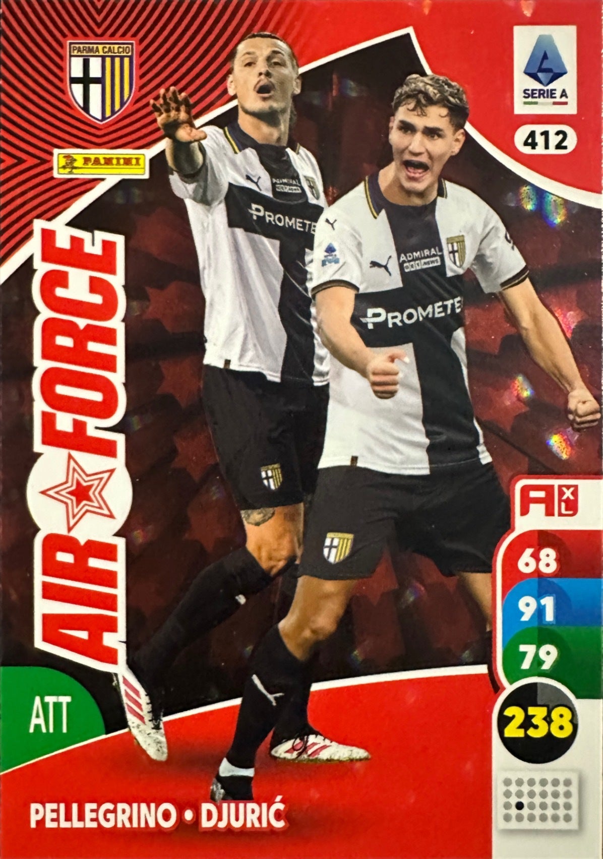 Panini Calciatori Adrenalyn XL 2025-26 card Air Force/Influencer/Impatto/Stella N. 401-478