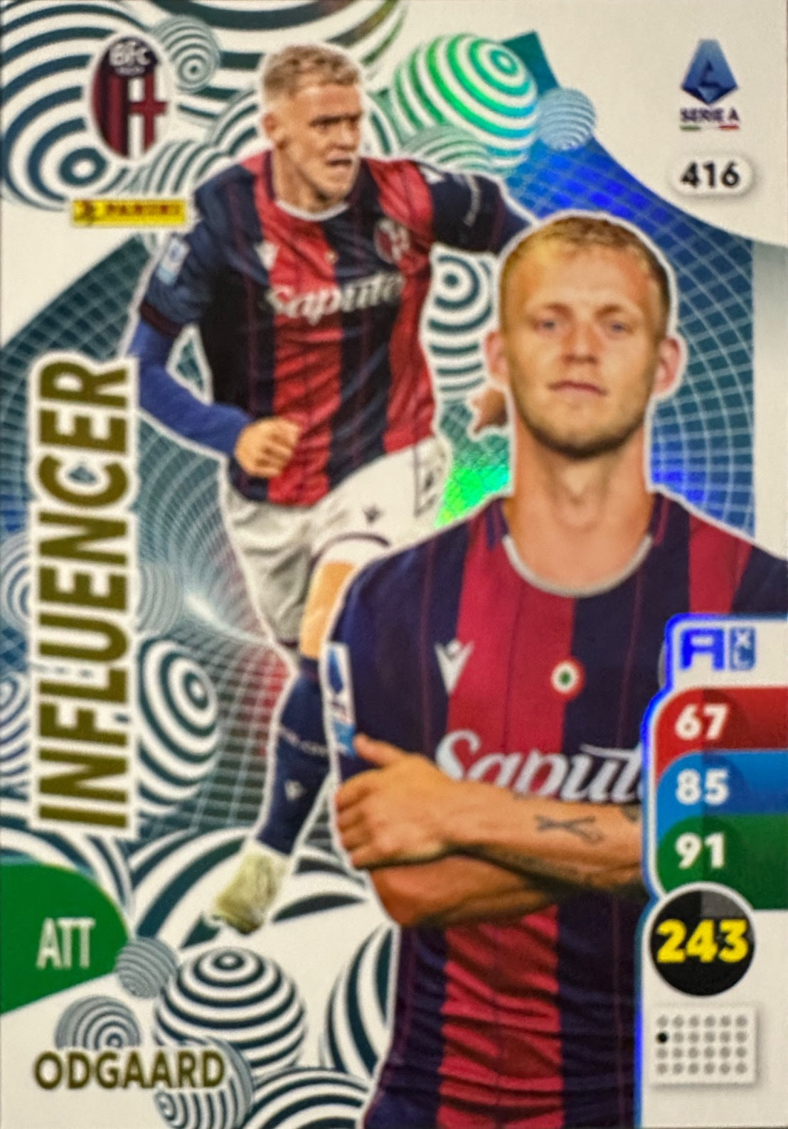 Panini Calciatori Adrenalyn XL 2025-26 card Air Force/Influencer/Impatto/Stella N. 401-478