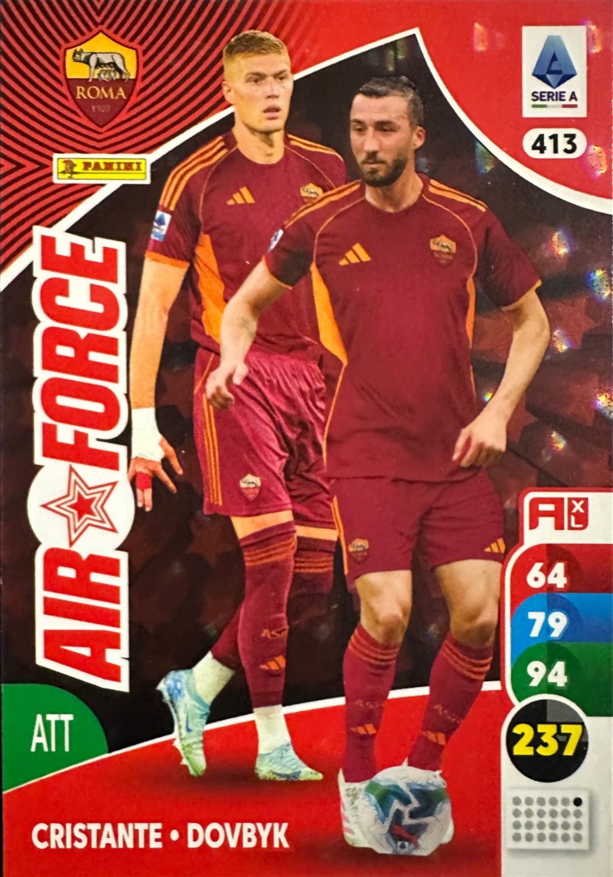 Panini Calciatori Adrenalyn XL 2025-26 card Air Force/Influencer/Impatto/Stella N. 401-478