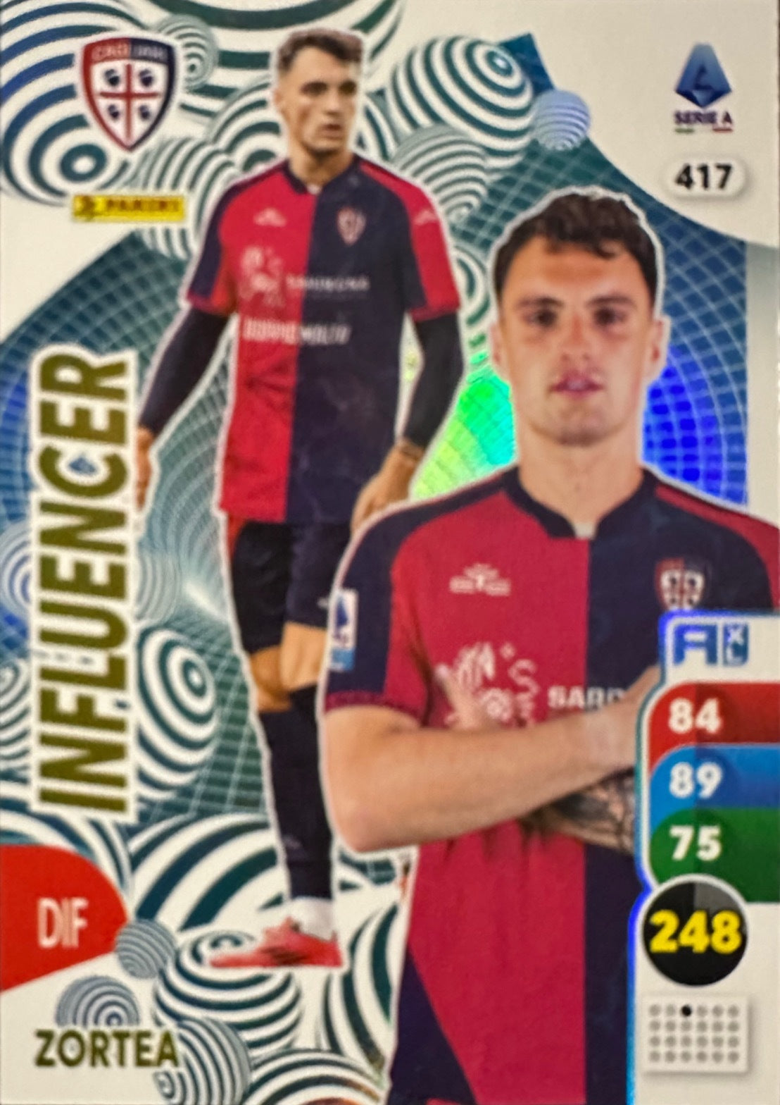 Panini Calciatori Adrenalyn XL 2025-26 card Air Force/Influencer/Impatto/Stella N. 401-478