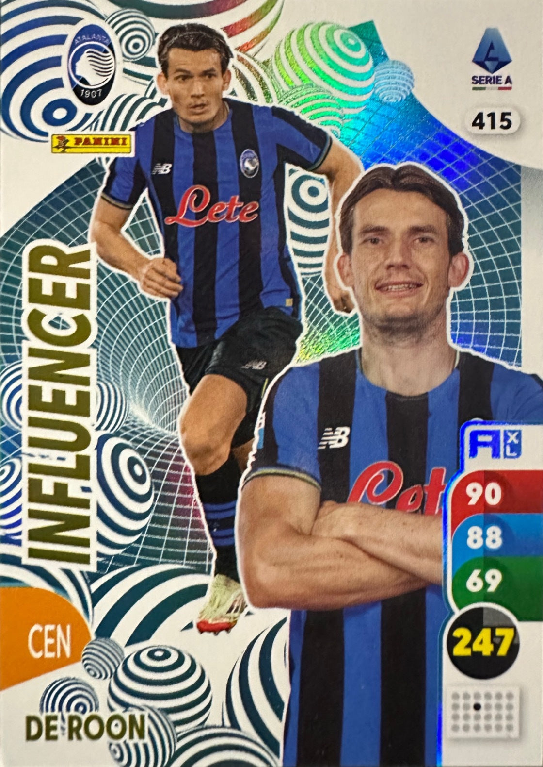Panini Calciatori Adrenalyn XL 2025-26 card Air Force/Influencer/Impatto/Stella N. 401-478