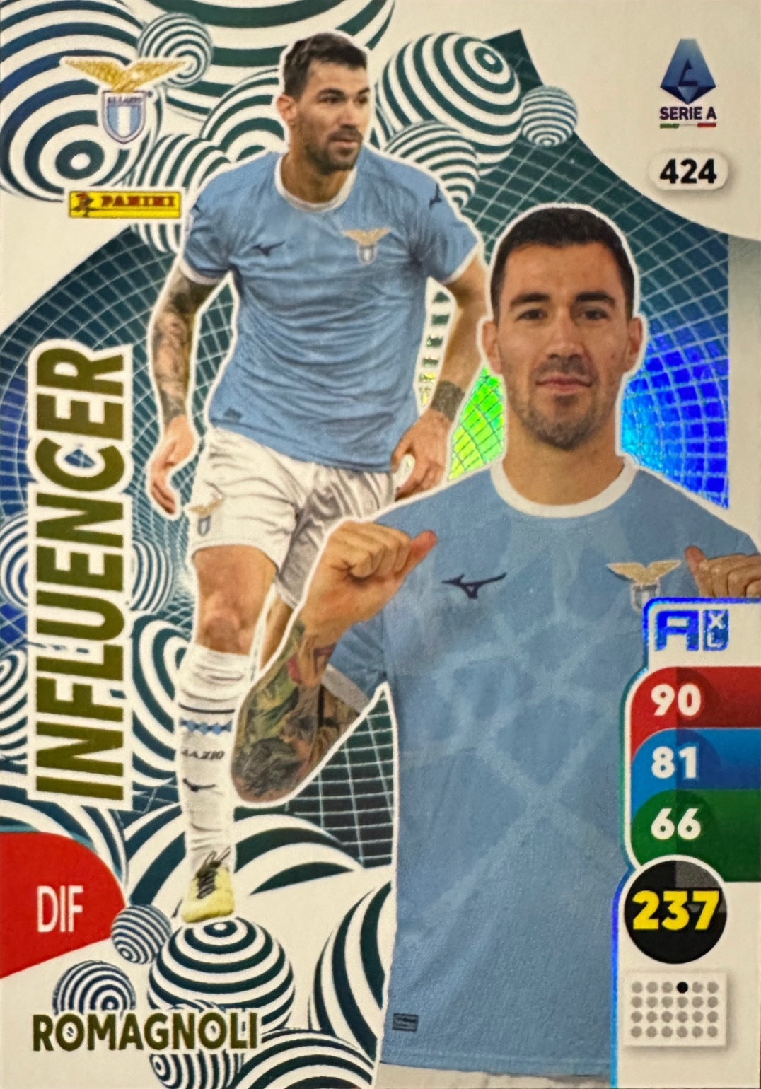Panini Calciatori Adrenalyn XL 2025-26 card Air Force/Influencer/Impatto/Stella N. 401-478