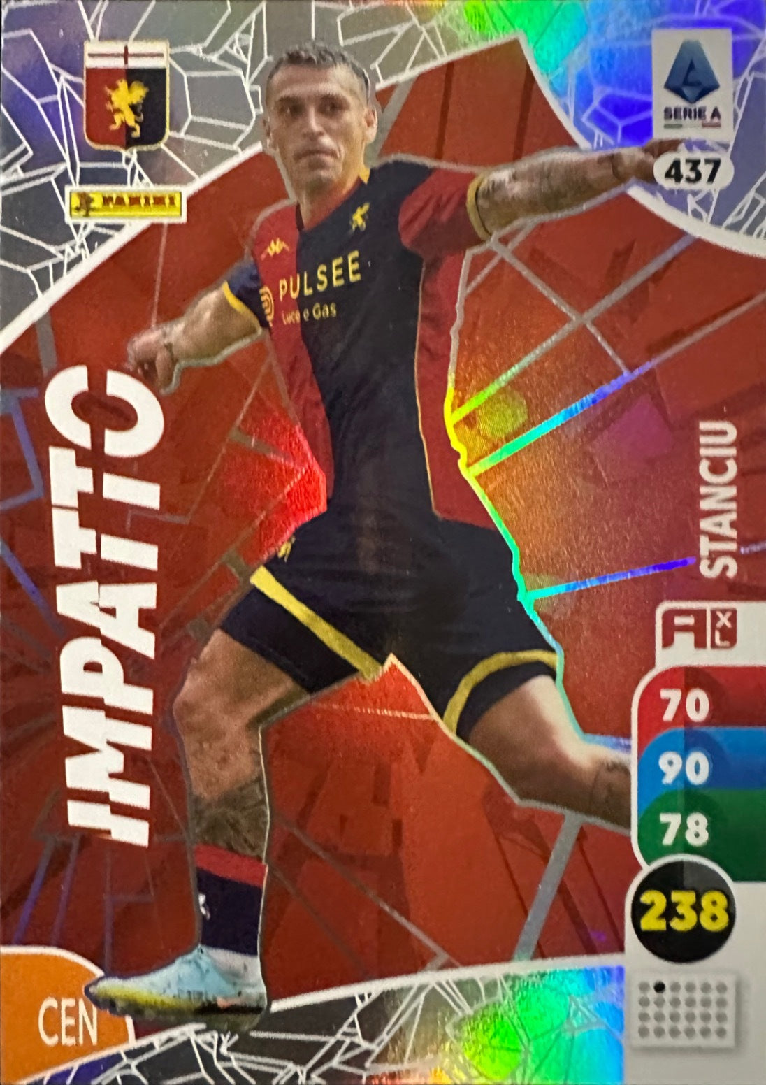 Panini Calciatori Adrenalyn XL 2025-26 card Air Force/Influencer/Impatto/Stella N. 401-478