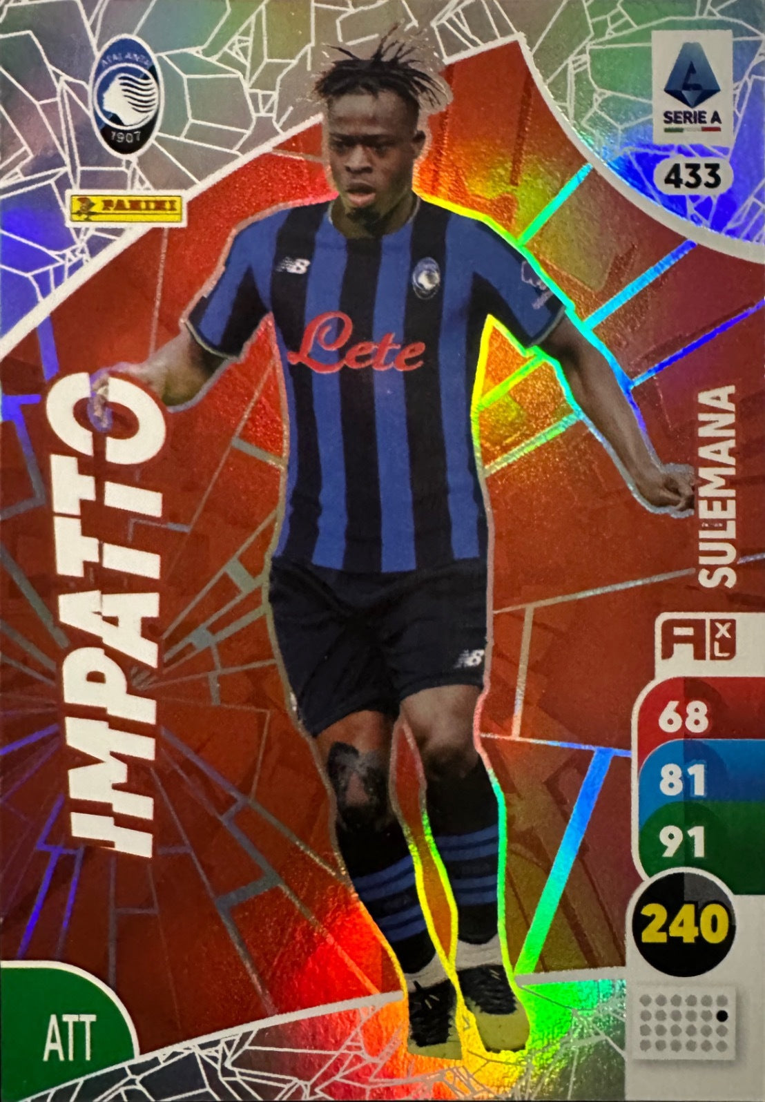 Panini Calciatori Adrenalyn XL 2025-26 card Air Force/Influencer/Impatto/Stella N. 401-478