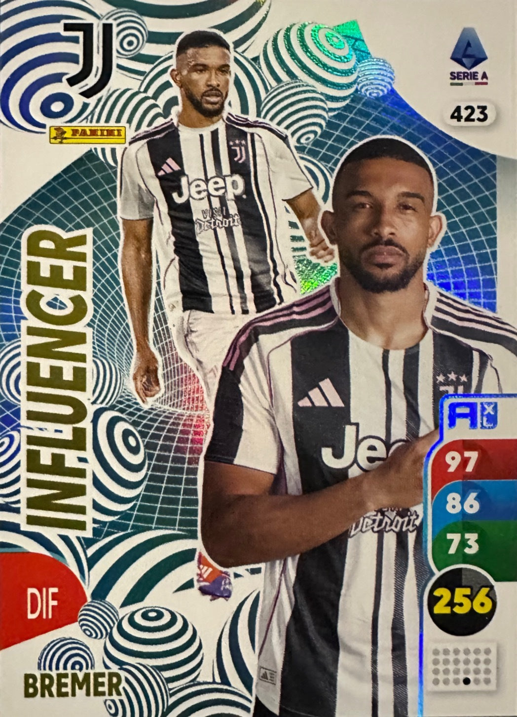 Panini Calciatori Adrenalyn XL 2025-26 card Air Force/Influencer/Impatto/Stella N. 401-478
