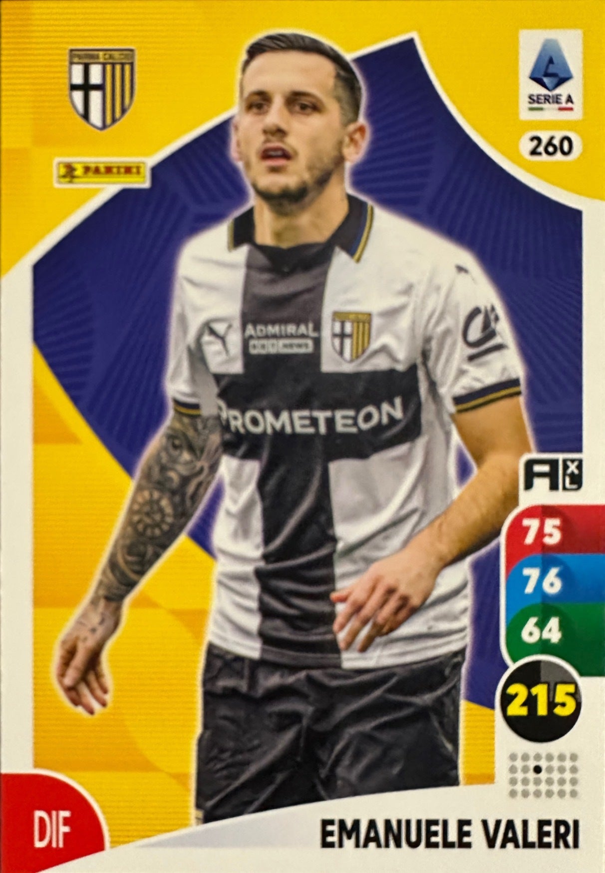 Panini Calciatori Adrenalyn XL 2025-26 card base logo a scelta N. 201-300
