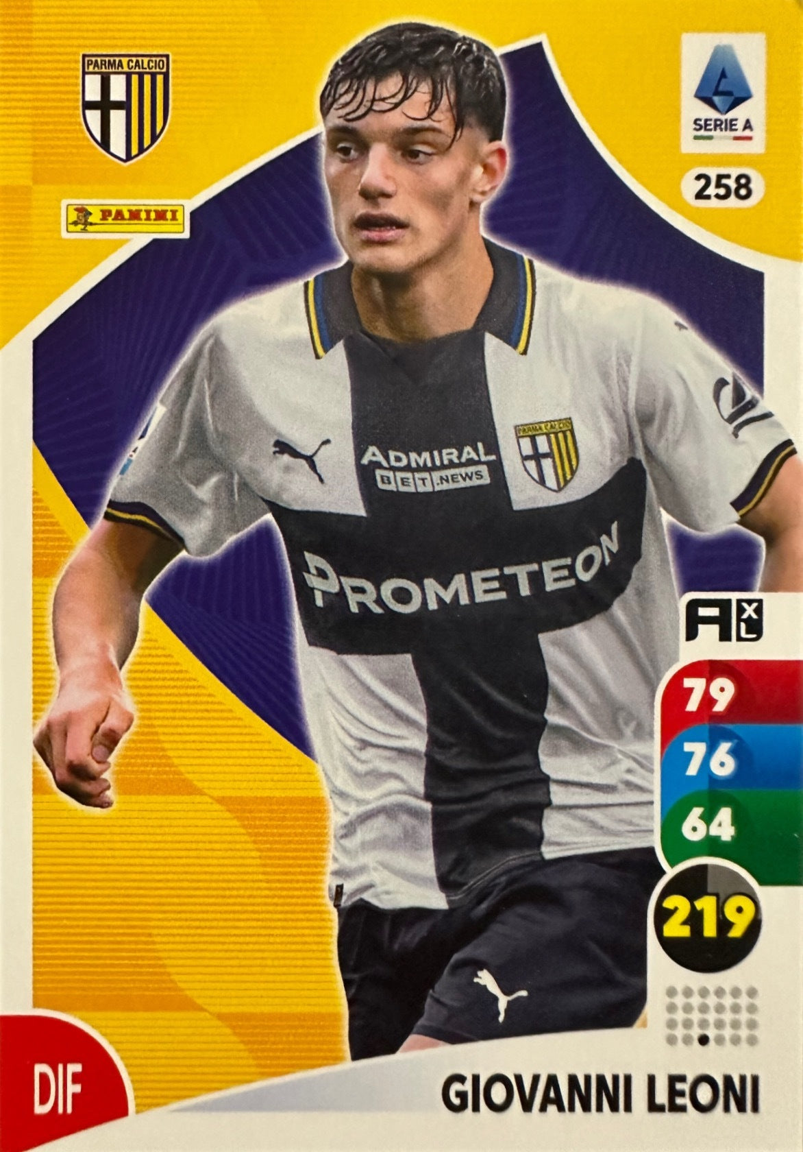Panini Calciatori Adrenalyn XL 2025-26 card base logo a scelta N. 201-300