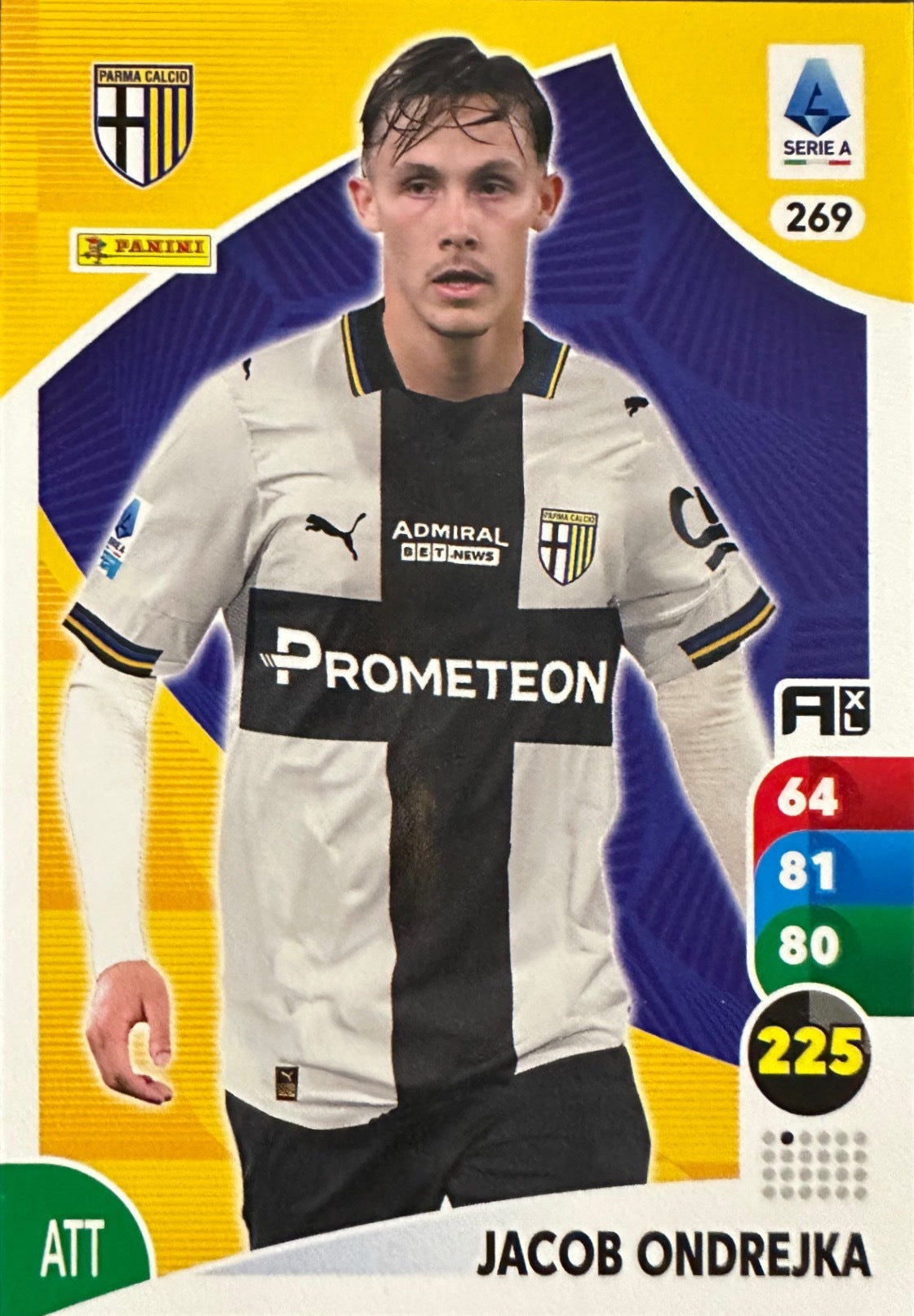 Panini Calciatori Adrenalyn XL 2025-26 card base logo a scelta N. 201-300