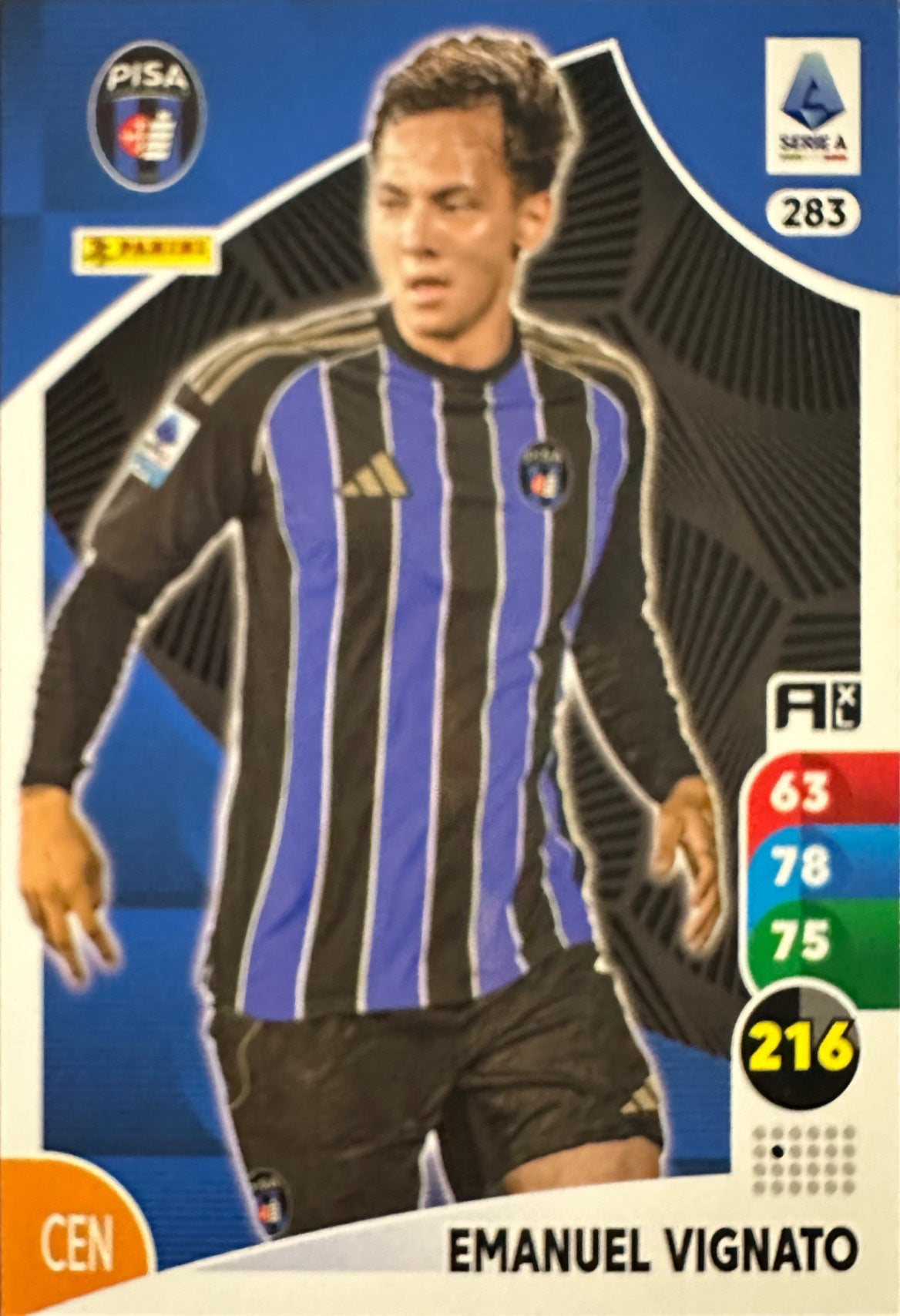 Panini Calciatori Adrenalyn XL 2025-26 card base logo a scelta N. 201-300