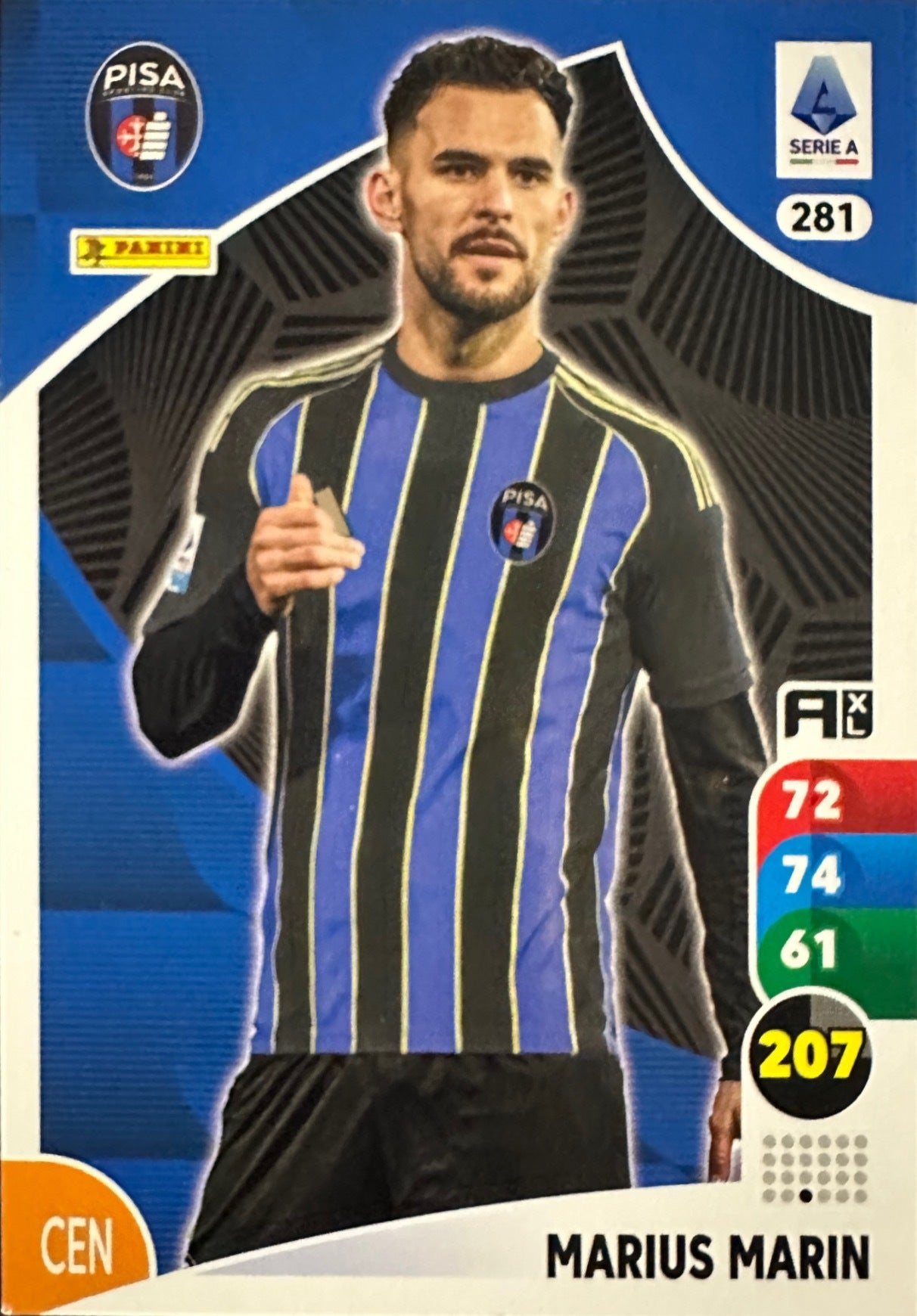 Panini Calciatori Adrenalyn XL 2025-26 card base logo a scelta N. 201-300