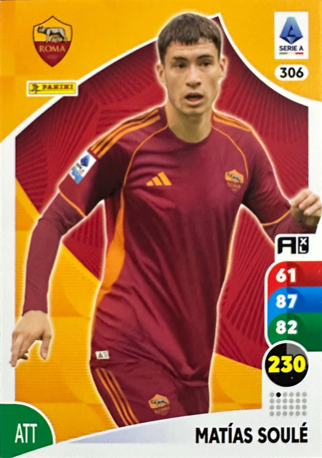 Panini Calciatori Adrenalyn XL 2025-26 card triade/diamante a scelta N. 301-400