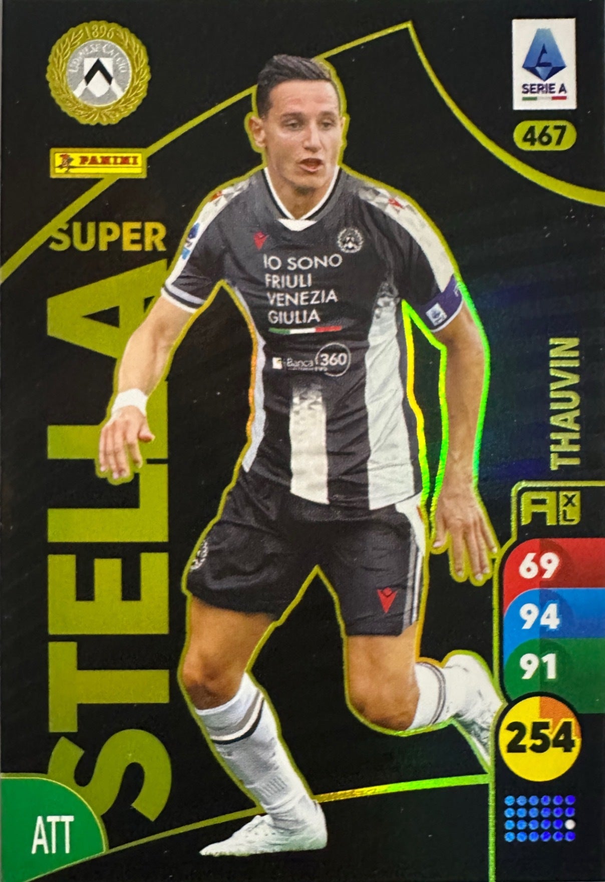 Panini Calciatori Adrenalyn XL 2025-26 card Air Force/Influencer/Impatto/Stella N. 401-478