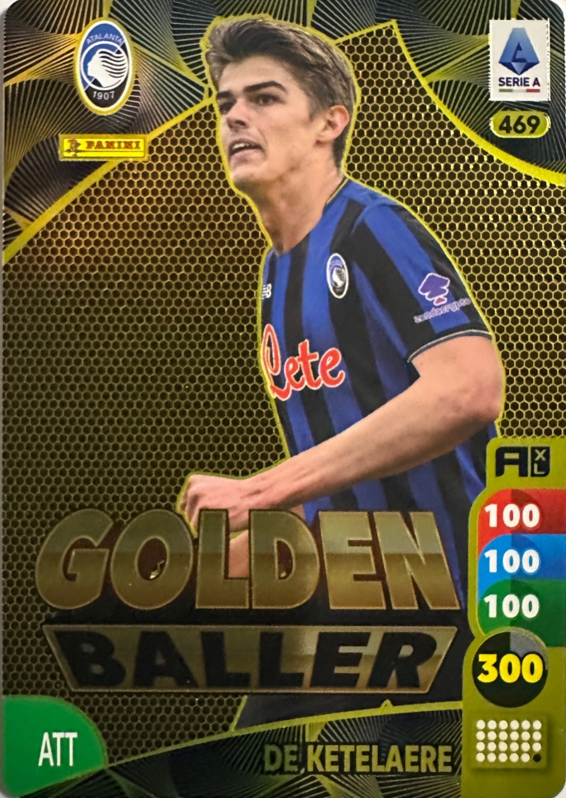 Panini Calciatori Adrenalyn XL 2025-26 card Golden Baller/Blindata/Invincibile/Campioni N. 468-477