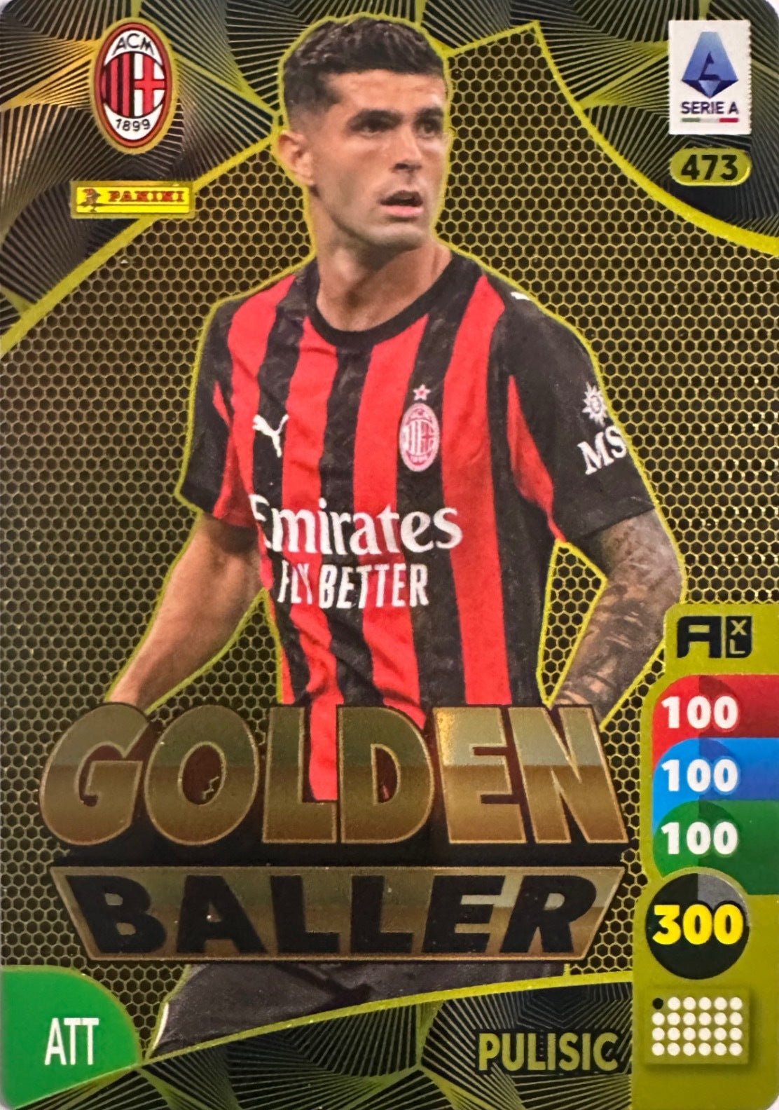 Panini Calciatori Adrenalyn XL 2025-26 card Golden Baller/Blindata/Invincibile/Campioni N. 468-477