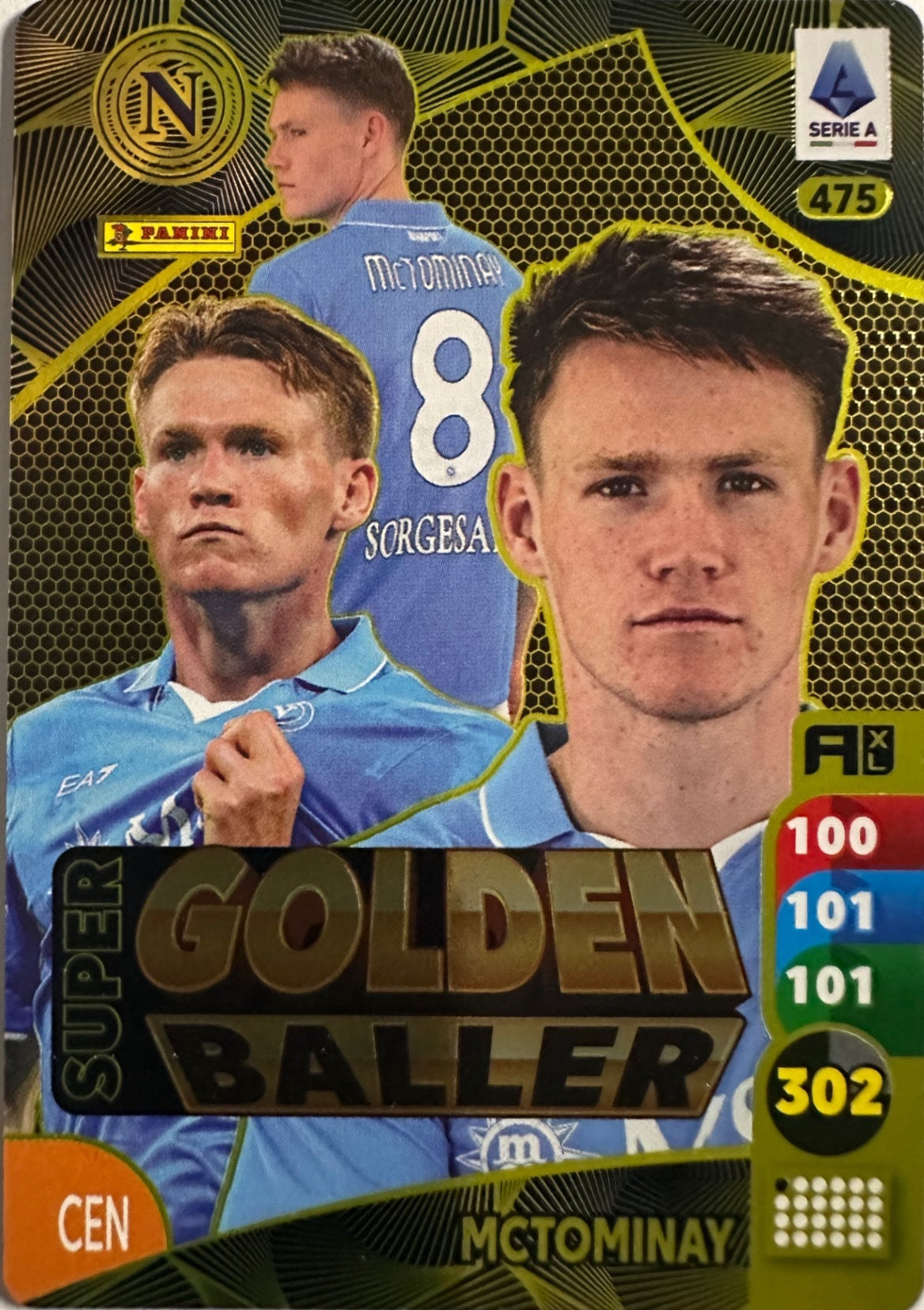 Panini Calciatori Adrenalyn XL 2025-26 card Golden Baller/Blindata/Invincibile/Campioni N. 468-477