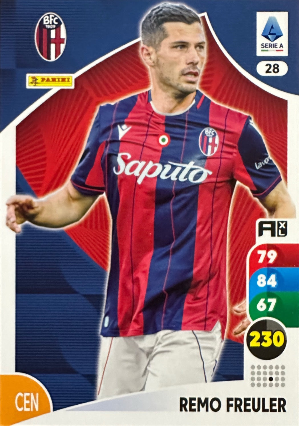 Panini Calciatori Adrenalyn XL 2025-26 card base logo a scelta N. 1-100