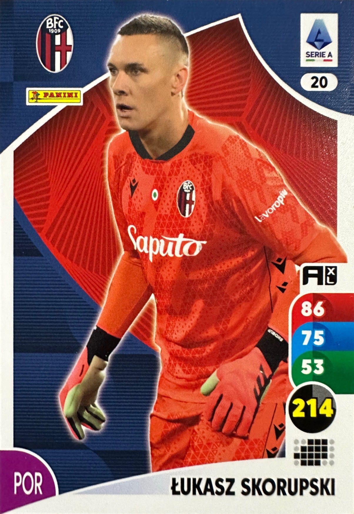 Panini Calciatori Adrenalyn XL 2025-26 card base logo a scelta N. 1-100