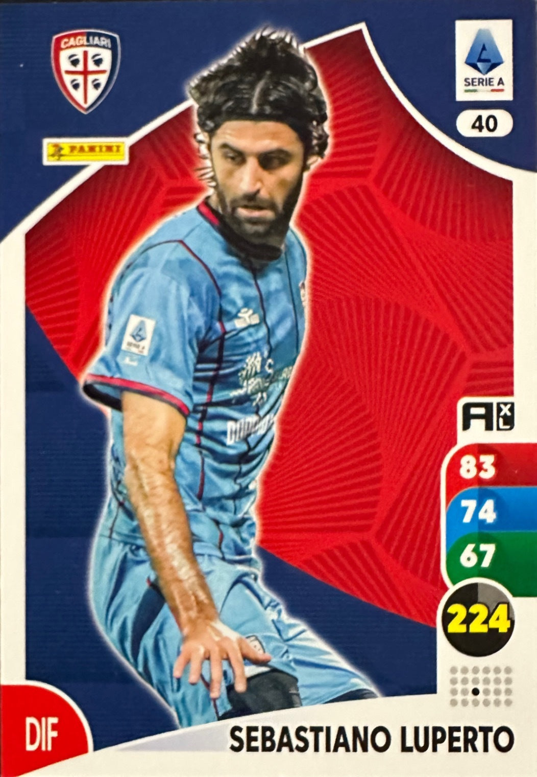Panini Calciatori Adrenalyn XL 2025-26 card base logo a scelta N. 1-100