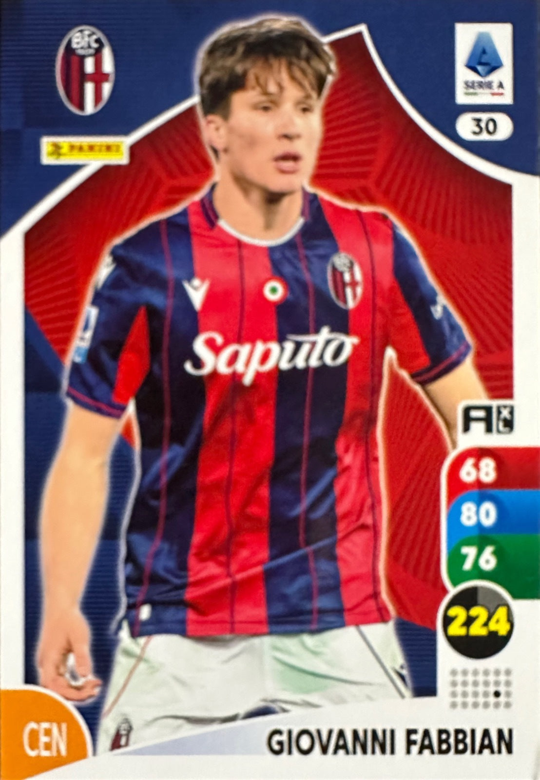 Panini Calciatori Adrenalyn XL 2025-26 card base logo a scelta N. 1-100