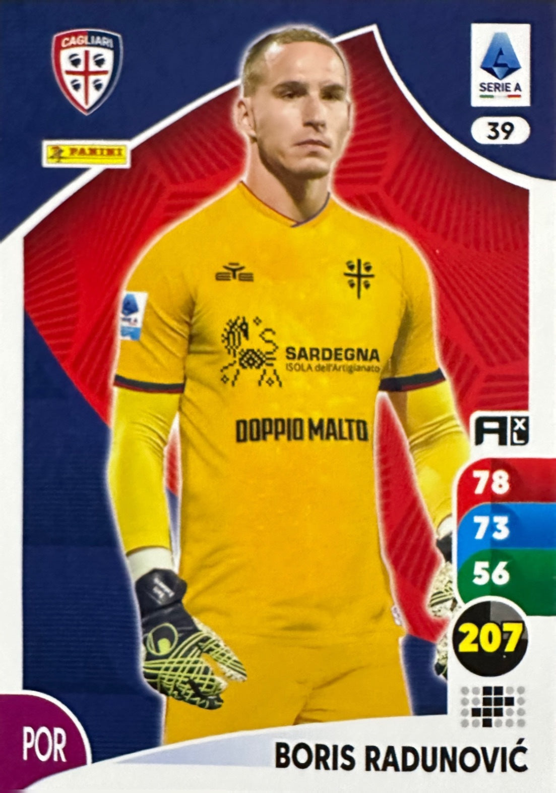 Panini Calciatori Adrenalyn XL 2025-26 card base logo a scelta N. 1-100
