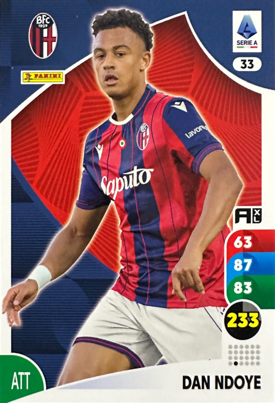 Panini Calciatori Adrenalyn XL 2025-26 card base logo a scelta N. 1-100