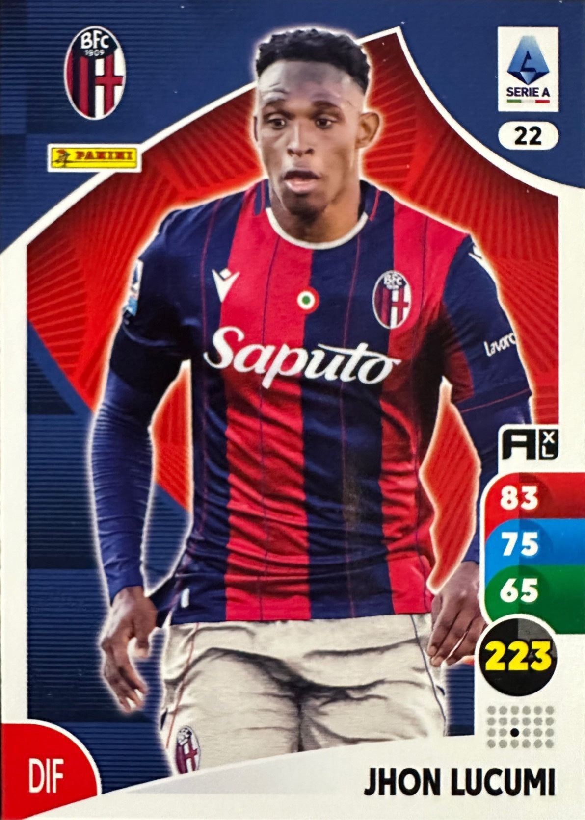 Panini Calciatori Adrenalyn XL 2025-26 card base logo a scelta N. 1-100