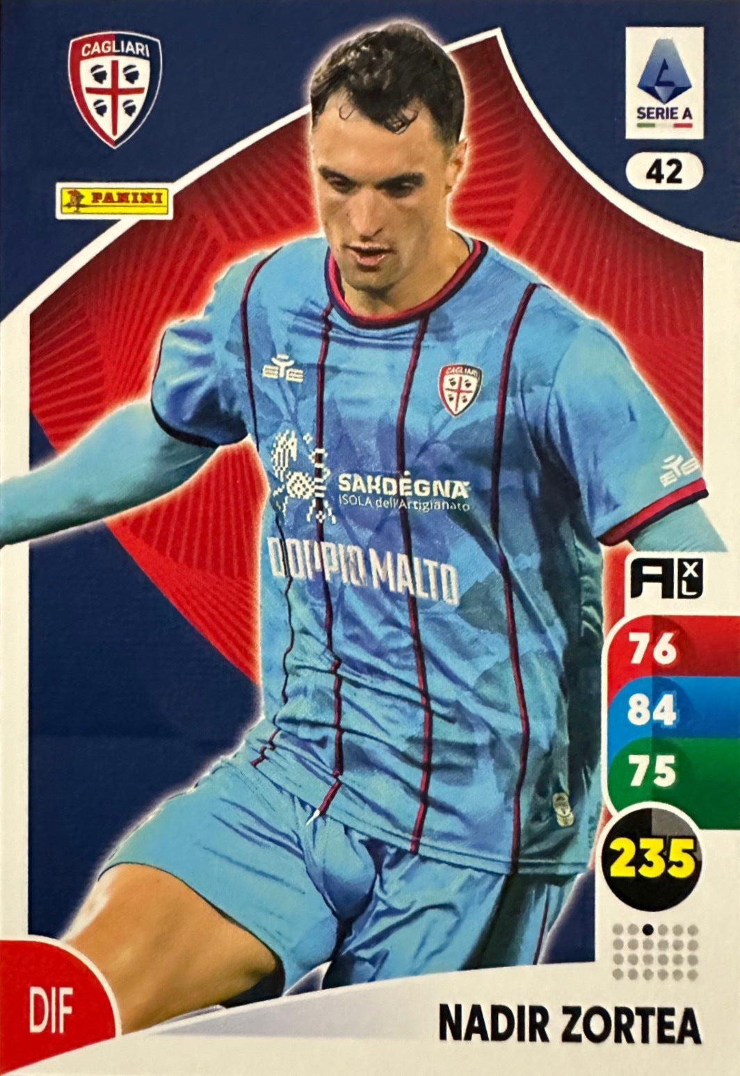 Panini Calciatori Adrenalyn XL 2025-26 card base logo a scelta N. 1-100