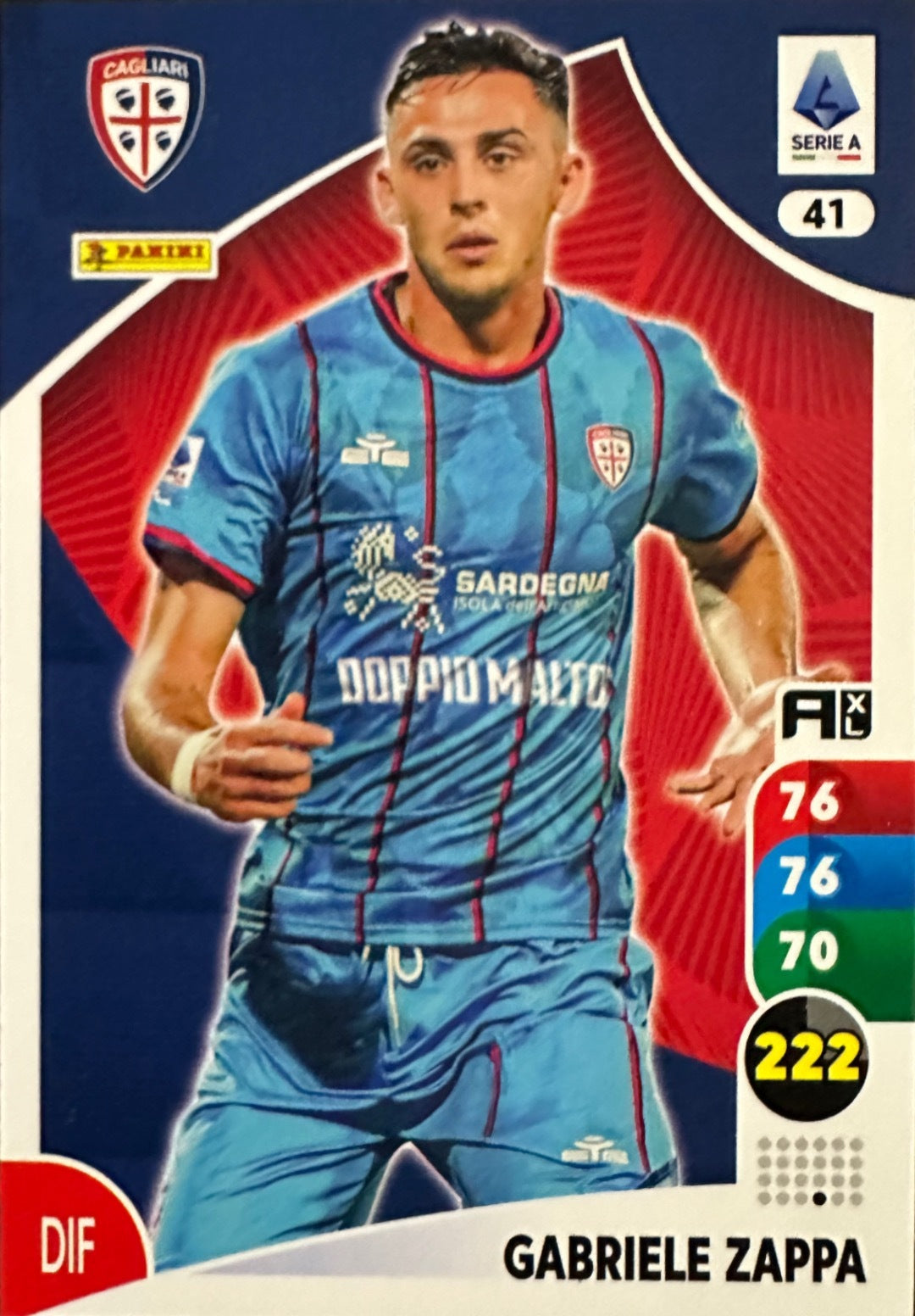 Panini Calciatori Adrenalyn XL 2025-26 card base logo a scelta N. 1-100