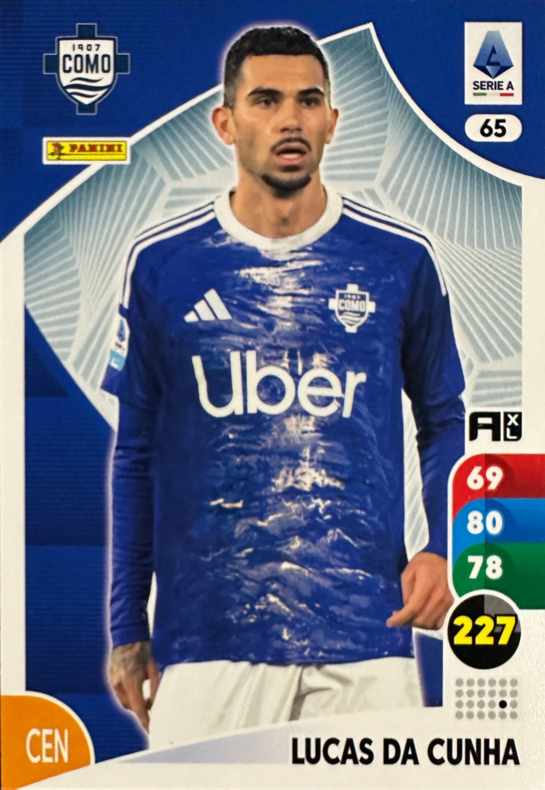 Panini Calciatori Adrenalyn XL 2025-26 card base logo a scelta N. 1-100