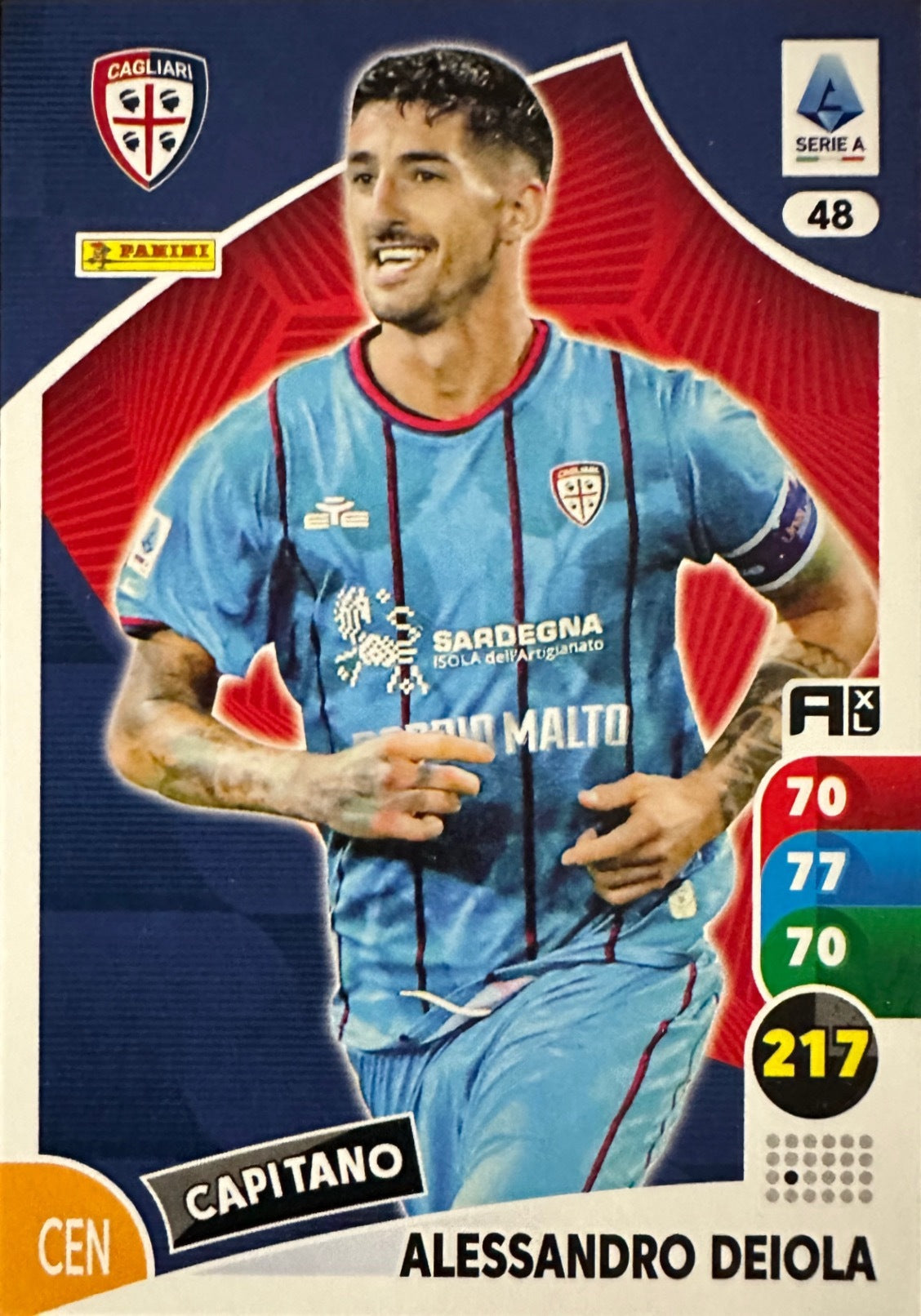 Panini Calciatori Adrenalyn XL 2025-26 card base logo a scelta N. 1-100