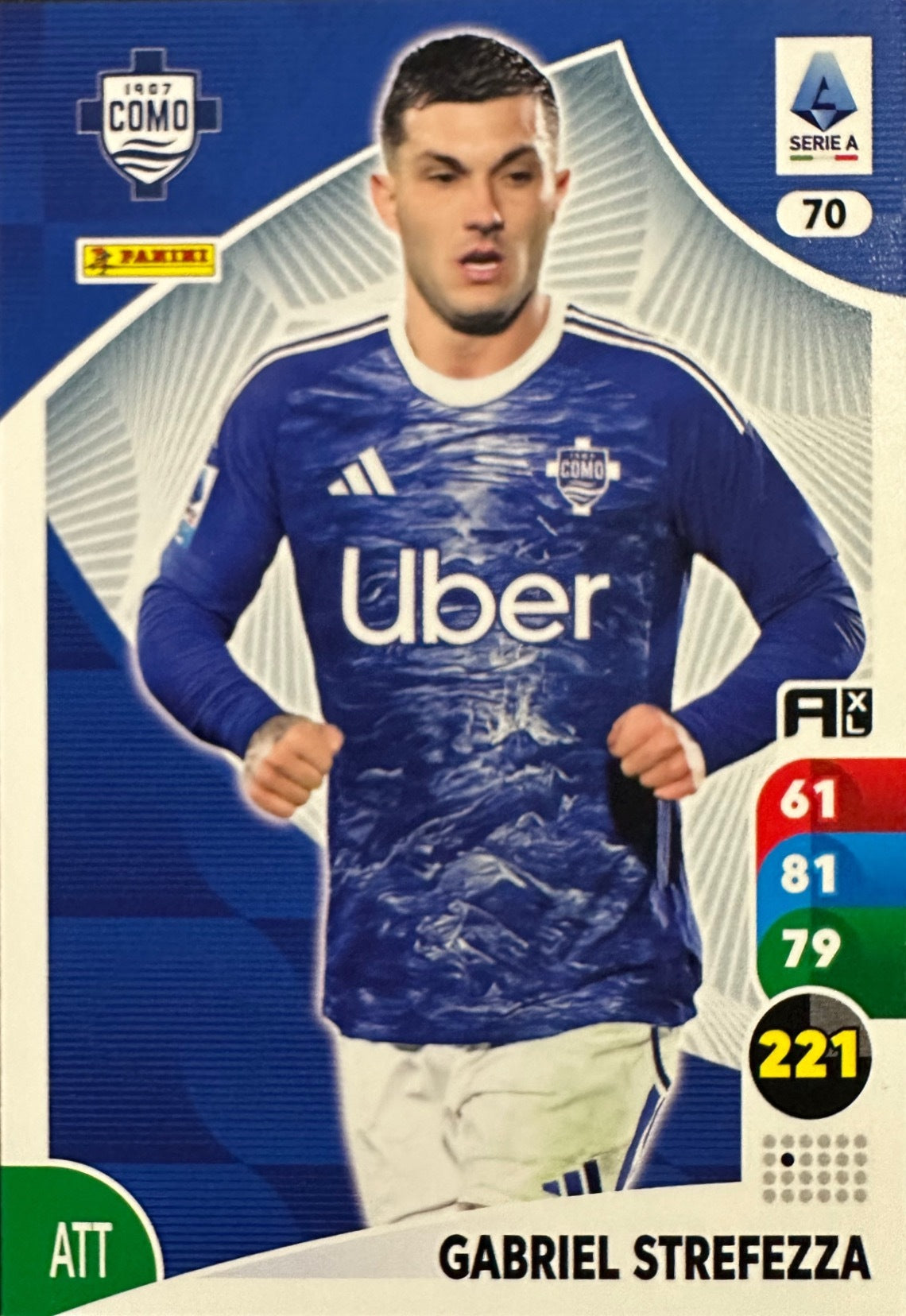 Panini Calciatori Adrenalyn XL 2025-26 card base logo a scelta N. 1-100