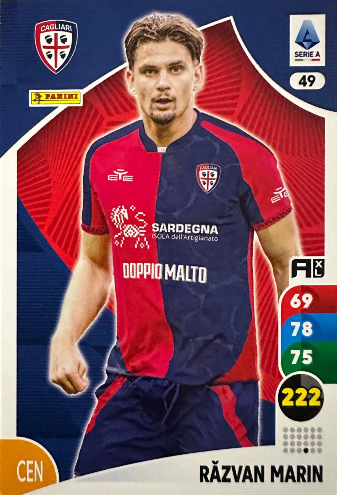Panini Calciatori Adrenalyn XL 2025-26 card base logo a scelta N. 1-100