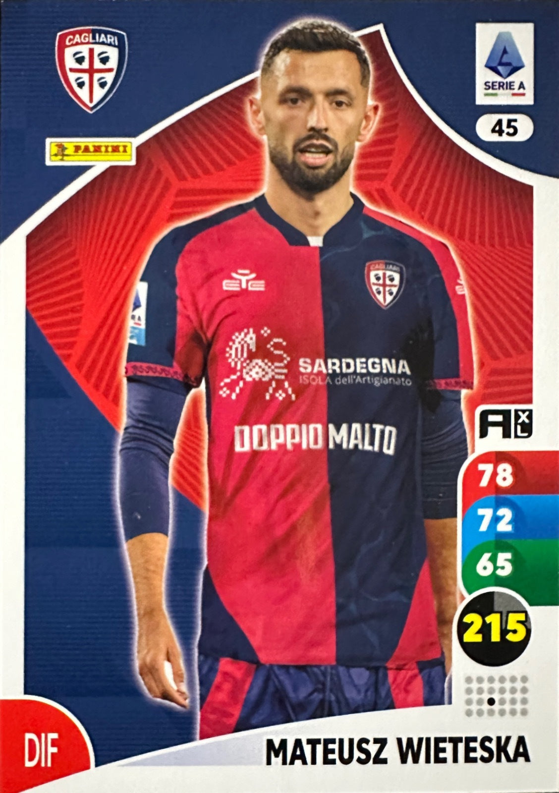 Panini Calciatori Adrenalyn XL 2025-26 card base logo a scelta N. 1-100