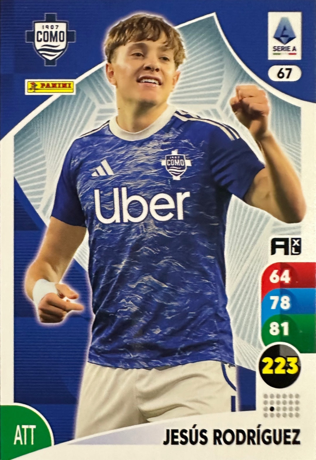 Panini Calciatori Adrenalyn XL 2025-26 card base logo a scelta N. 1-100