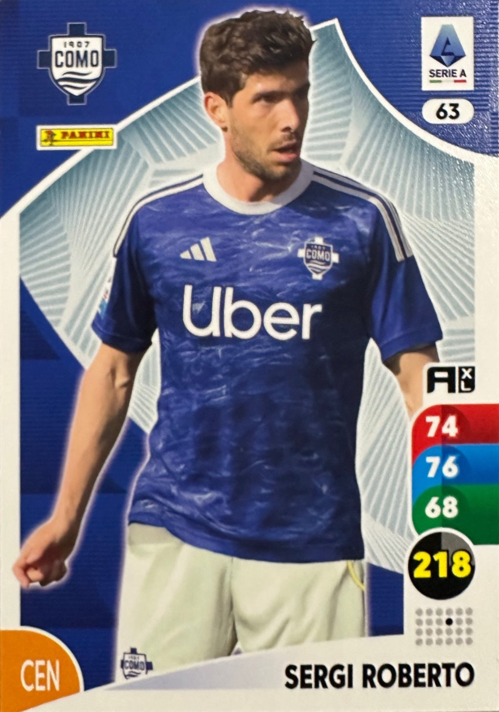 Panini Calciatori Adrenalyn XL 2025-26 card base logo a scelta N. 1-100